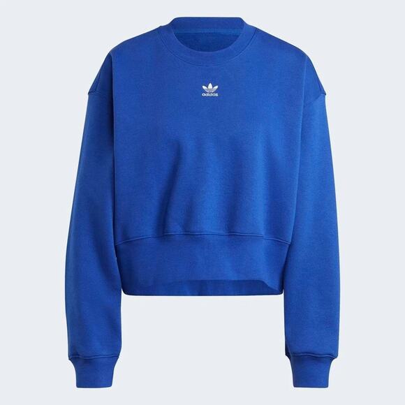 adidas Tops - Adidas Women's Small Adicolor Essentials Fleece Crew Sweatshirt Semi Lucid Blue